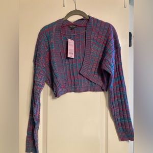Wild Fable Multicolored Shrug Sweater NWT